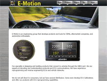 Tablet Screenshot of e-motionproducts.com